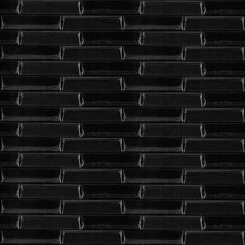 3D панель самоклеюча кладка 700х770х7мм Чорна (038) SW-00000303