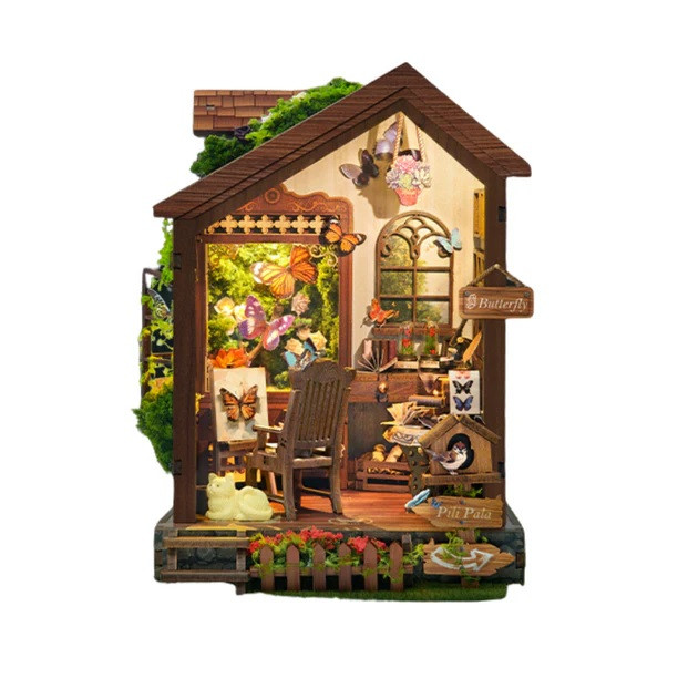 Румбокс Будиночок метеликів Butterfly House DIY Miniature House SQ-60, фото 1