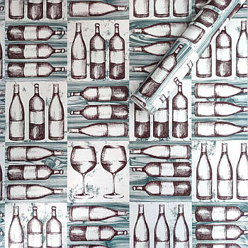 Самоклеюча плівка на паперовій основі 0,45х10м х 0,07мм Винна SW-00000798