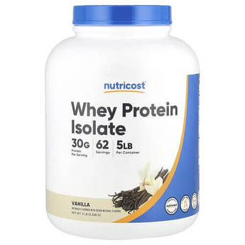 Nutricost Whey Protein Isolate 2268 грам, Ваніль