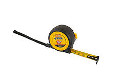 Рулетка MASTERTOOL 3 м х 16 мм з магнітами автоматичний фіксатор покриття TPR хроповий механізм 61-0316