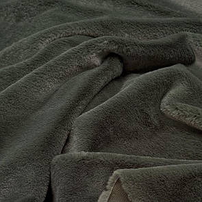 Штучне хутро мокрий кролик 1 см 400 г/м2 Хакі