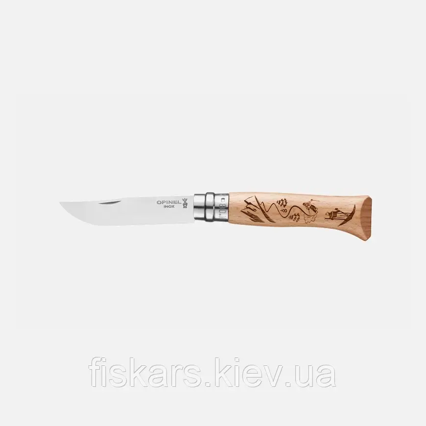 Ніж Opinel Engraved No.08 VRI Skiing (002188)