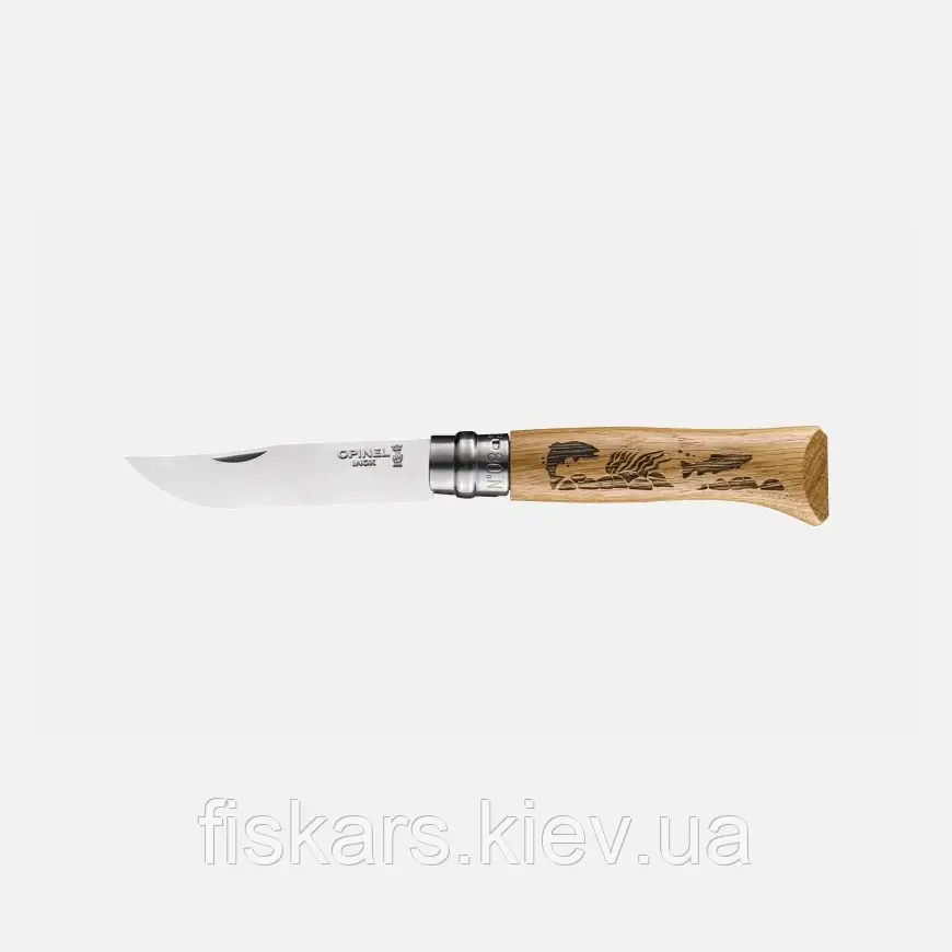 Ніж Opinel Animalia No.08 VRI Oak Trout (002334)