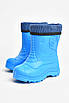 Чоботи піна дитячі блакитного кольору зі з`ємною шкарпеткою 205345T Безкоштовна доставка, фото 2