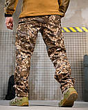 Тактичні штани софтшел піксель draft висока талія ВТ7614, фото 5