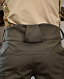 Тактичні штани софтшел піксель draft висока талія ВТ7616, фото 3