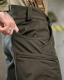 Тактичні штани софтшел піксель draft висока талія ВТ7616, фото 7