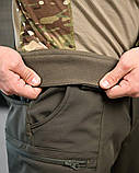 Тактичні штани софтшел піксель draft висока талія ВТ7616, фото 9
