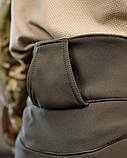 Тактичні штани софтшел піксель draft висока талія ВТ7616, фото 10