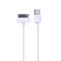USB кабель Remax Light RC-006i4 iPhone 2/3/3Gs/4/4s/iPod/iPad 30-pin, 1m white