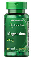 Магній Puritan's Pride Magnesium (оксид магнію) 250 mg 100 таблеток