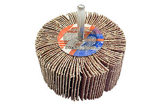 Круг пелюстковий в оправці Sprut 80 x 40мм x Р80 (П-KLO-14180)