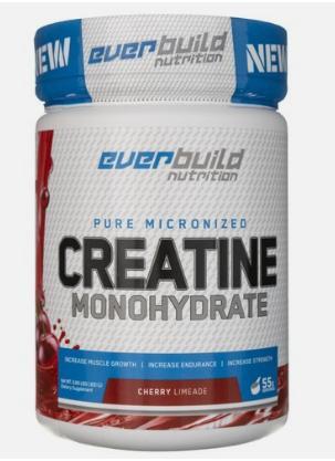 Креатин Everbuild Nutrition Creatine Monohydrate 300 грам Смак: Вишневий лимонад, фото 1