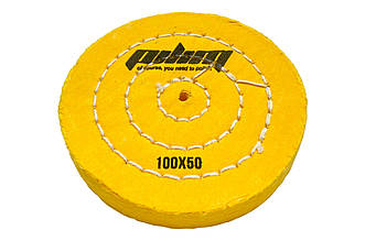 Круг мусліновий Sprut 100мм x 50 шарів жовтий (П-KM-126103)