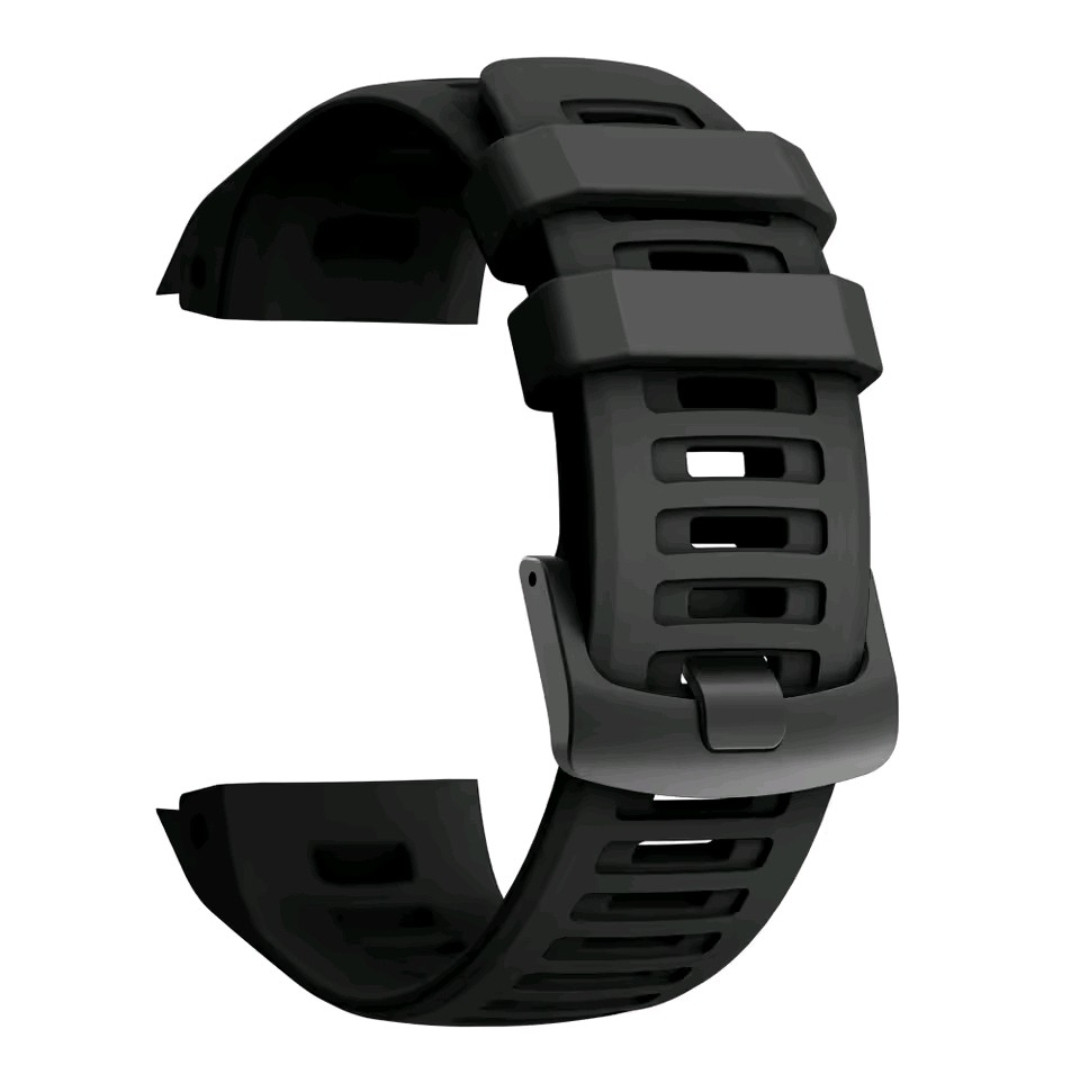 Ремінець 22 мм. для годинників Garmin Instinct \ Чорний, фото 1