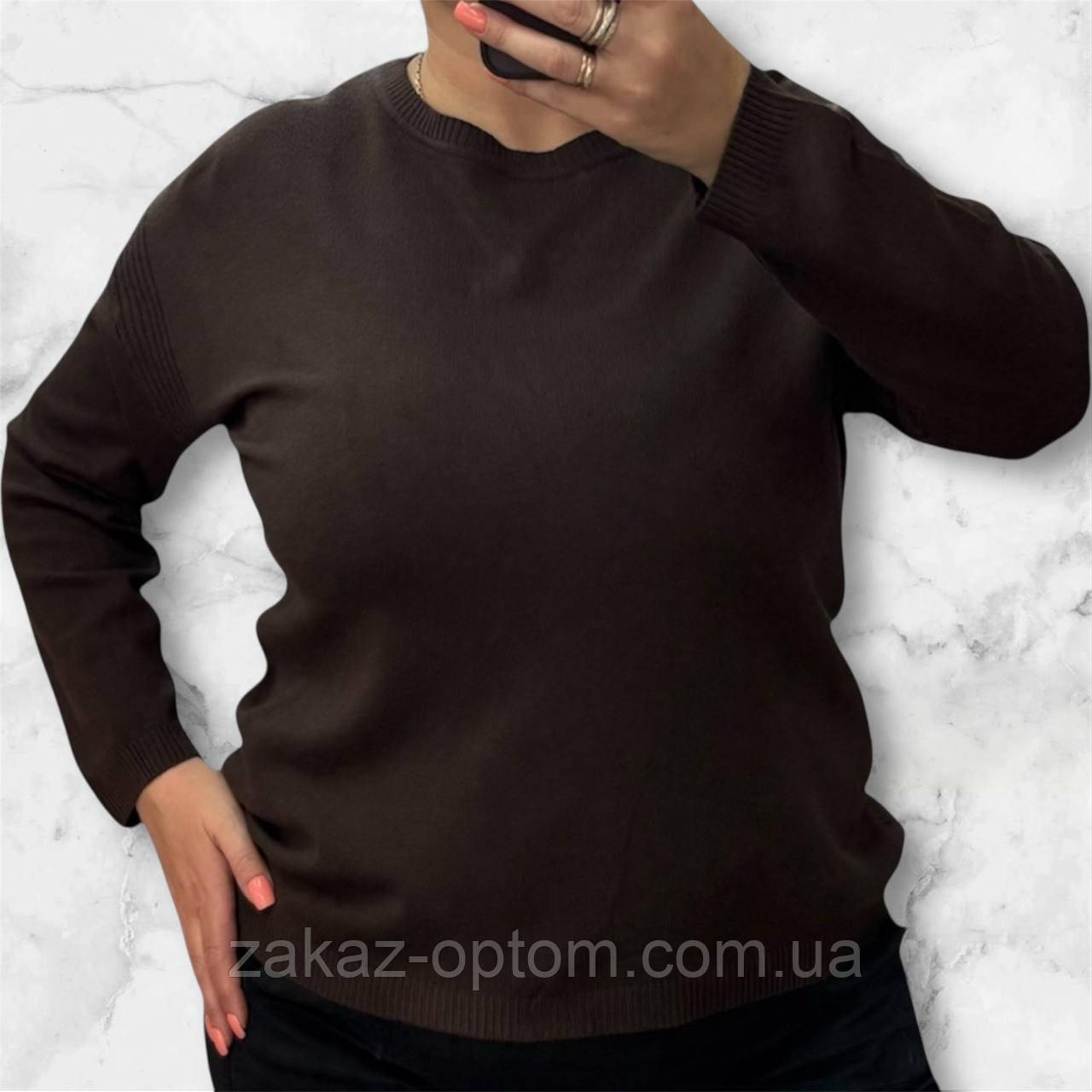 Светр жіночий оптом (52-58) Китай 25232-140229