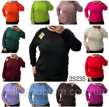 Светр жіночий оптом (52-58) Китай 25235-140237, фото 2