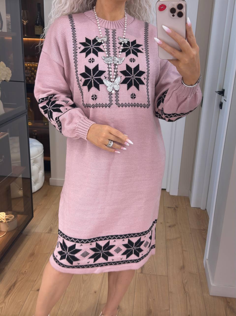 Сукня  в'язана