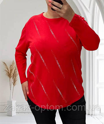 Светр жіночий оптом (52-60) Китай 25222-140245, фото 1