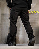 Тактичні штани софтшел чорні draft висока талія ВТ7615, фото 5
