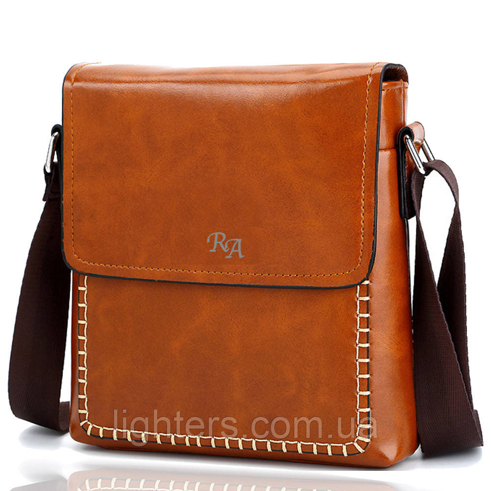Сумка недорога чоловіча Napier наплічна суміка коричнева S-173, фото 1