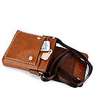 Сумка недорога чоловіча Napier наплічна суміка коричнева S-173, фото 4