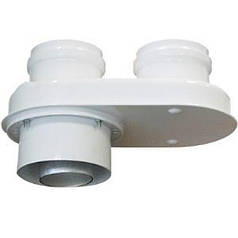 Перехідник коаксіальний з 60х100 на 80х80