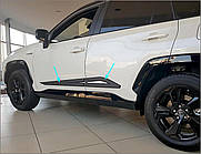 Модельні молдинги на двері для Toyota RAV-4 2018+