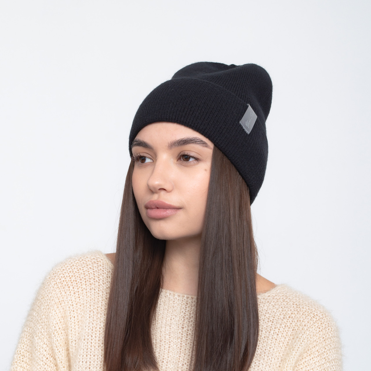 Шапка 2401 К  (кашемір) чорний