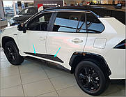 Модельні молдинги на двері для Toyota RAV-4 2018+