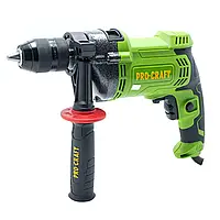 Електродриль зі швидкозатискним патроном Procraft PS1350M, мережевий дриль для ремонту Прокрафт