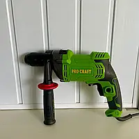 Електродриль для дому та будівництва Procraft PS1350M, Ударний реверсивний дриль мережевий Прокрафт