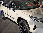 Молдинги на двері для Toyota RAV-4 2018+