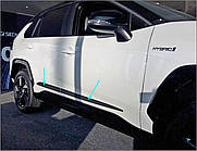 Молдинги на двері для Toyota RAV-4 2018+