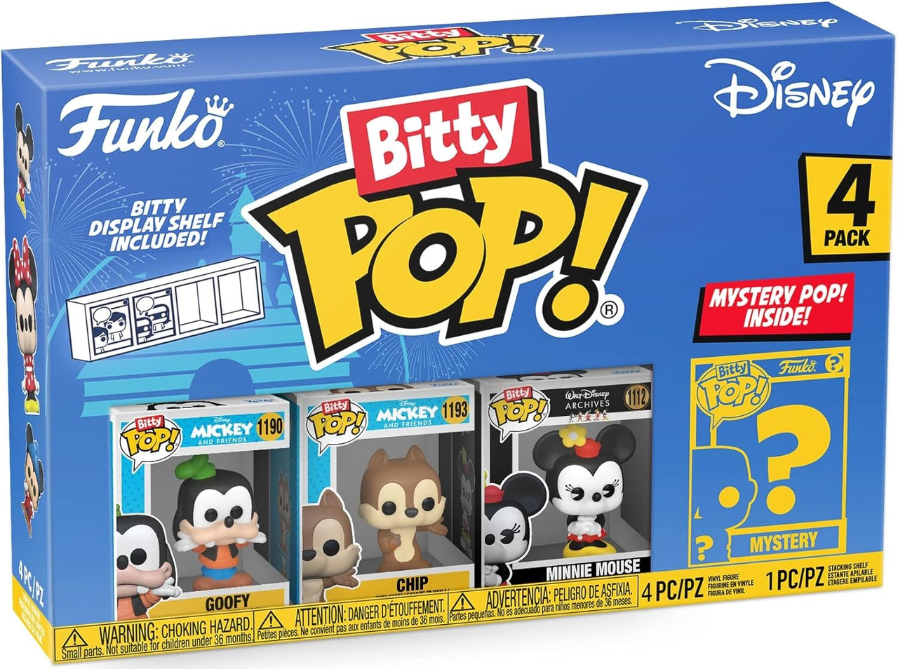 Набір подарунковий Funko POP (Bitty): Disney - Goofy 4pk, фото 1