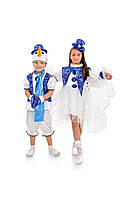 «Сніговик дівчинка» дитячий карнавальний костюм. Карнавальний костюм для дівчинки Сніжка