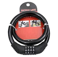 Замок велосипедний 11мм*800мм кодовий