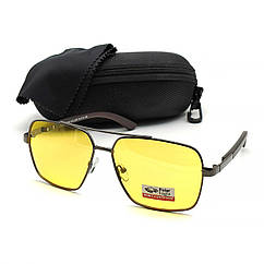 Чоловічі окуляри для водіїв Polar Eagle 8639 жовті з поляризацією