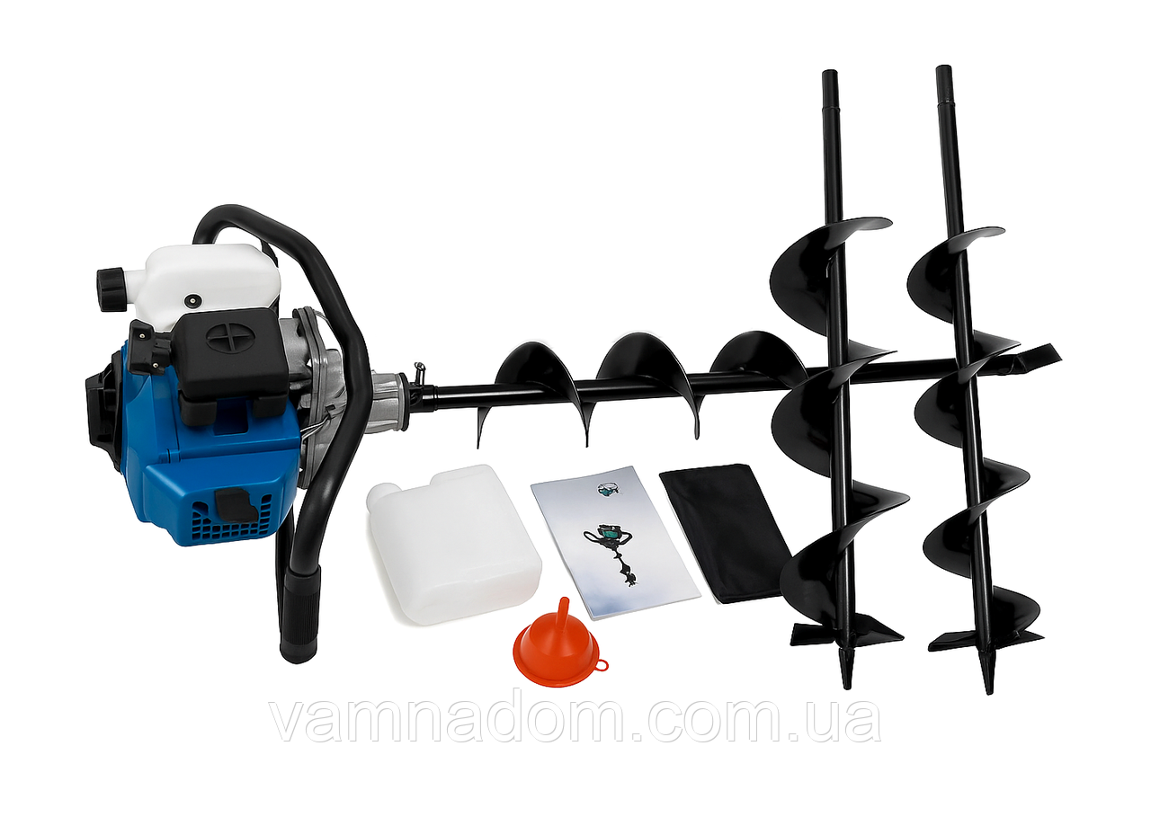 Мотобур KRAISSMANN 681 EB 300 (Три шнека 100 мм, 200 мм, 300 мм), фото 1