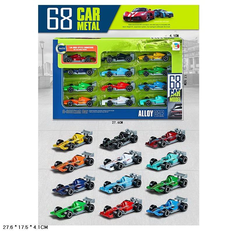 Ігровий набір 12машинок, кор. 27,6*16,5*4,1см/48-2/, фото 1