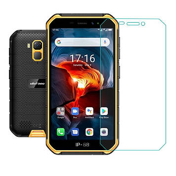 Скло на Ulefone Armor X7 Pro захисне протиударне Full Screen 5D | 9H | 2.5D | Nano - покриття "HYPER"