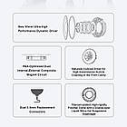 ⇒ Moondrop Horizon - динамічні відкриті повнорозмірні навушники з драйвером ULT 50 мм, фото 6