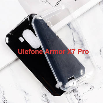 Чохол на Ulefone Armor X7 Pro бампер накладка TPU силіконовий протиударний оригінальний "W-SHEILD"