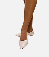 Жіночі балетки бежеві лакові гострий ніс 36 37 38 39 розмір