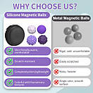 Антистрес силіконові кульки SENSOR BALLS на магніті, фото 6