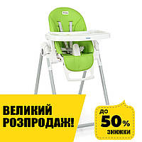 Стільчик для годування El Camino PRIME (екошкіра, спинка 5 положень) ME 1038 GREEN APPLE Зелений