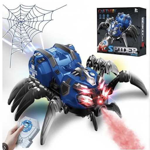 Інтерактивний робот-іграшка Павук з парогенератором, світловими ефектами та музикою, фото 1