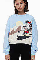 Дитячий джемпер світшот H&M на дівчинку р.146/152 - Міккі Маус - Новий рік