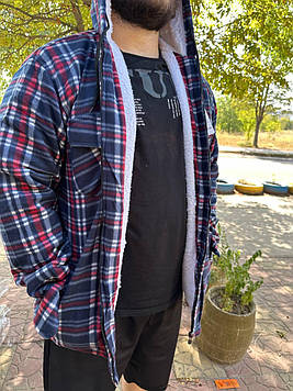 Теплі чоловічі куртки з хутром та капюшоном "AO.LONG" Art: 802 Батали 72(58) грудь 130-140